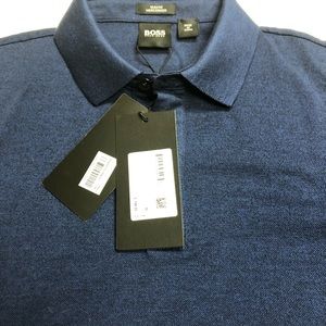 Hugo Boss Men’s Medium Slim Fit long sleeve polo